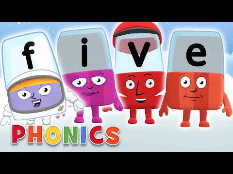 Phonics - Learn to Read  Five Letter Words  Alphablocks