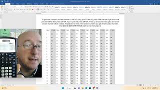 Generating Random Integers Using the TI-30XIIS