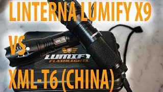 TACTICAL FLASHLIGHT LUMIFY X9 VS XML-T6 CHINA