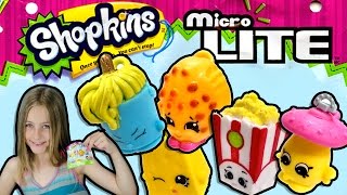 SHOPKINS MICRO LITE Blind Bags *NEW* Series 1 Super Cute LIGHT UP Dum Mee Mee Poppy Corn