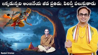 ఆ ఆలయంలో ఆంజనేయ జీవ ప్రతిమ ఉంది | Sri Ram Sharan Maharaj , Buddham | Nanduri Srinivas