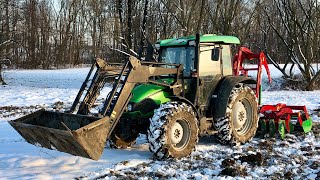 Deutz Fahr Agroplus 75 \u0026 diskový agregát Agrotom