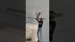 ceiling fan fitting💡#electronic #electric #ceilingfan