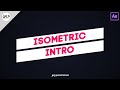 Isometric Titles Intro Tutorial | Text Animations | After Effects Tutorial | GSP Creations