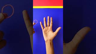 how to shoot a rubberband , rubberband launching trick , rubberband hand gun