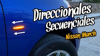 Direccionales Secuenciales | Nissan March