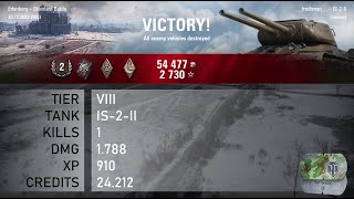 [799] IS-2-II / 1 kill / 1.788 dmg / 910 xp / 24.212 credits || World of Tanks