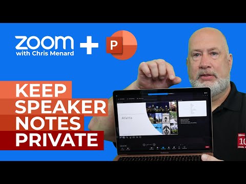 Zoom – View Speaker Notes When Presenting PowerPoint | Presenter View