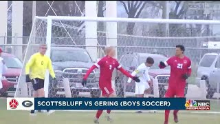 Scottsbluff vs Gering Boys Soccer Highlights