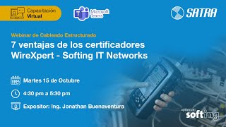 Webinar: 7 Ventajas de los certificadores WireXpert de Softing-