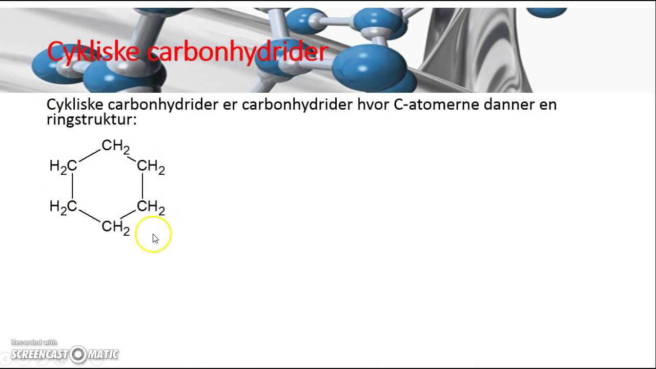 Alkyner, Arener Og Cykliske Carbonhydrider - YouTube