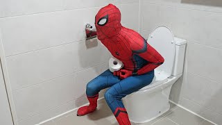 Spider Man in Real Life at Home ( spider-man vs ??? )