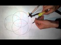 How to draw a Pentagon and Hexagon The 6 over 5 Construction