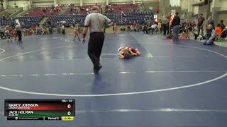 10U 63 Jack Holman Juab WC Vs Grady Johnson Uintah Wrestling