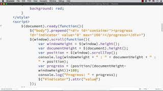 Reading Progress Indicator using jQuery - Part 2