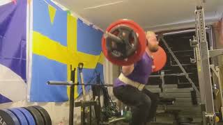 5@8 140kg HB Paused Squat