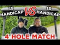 Mid Handicap Golf Match - 4 Holes [EVERY SHOT]