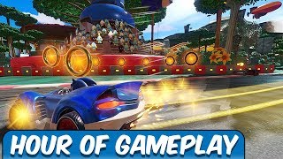 Team Sonic Racing | Hour of Gameplay | No Commentary [PS4]