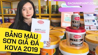 BAOANHPAINT.COM I Bảng màu sơn giả đá Kova 2019 có gì nổi bật