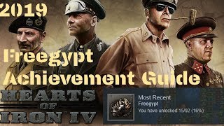 2019 Freegypt Achievement Guide Hearts of Iron IV  HOI4