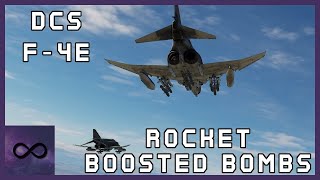 Shredding Runways with ROCKET-BOOSTED Bombs | F-4E Phantom II | DCS