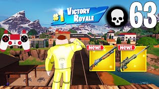 63 Elimination Solo Vs Squads Gameplay Wins (NEW Fortnite Chapter 5!)