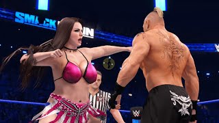 Live WWE 2K25 | The Rock vs. Indian Female Wrestler on WWE | WWE Smackdown Today Fight #shorts