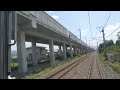 信越本線｜今井駅→川中島駅（jr東日本e127系電車。クモハe127 104）後面展望車窓と走行音、車内アナウンス。r6 8（長野県旅行）shin etsu main line japan train