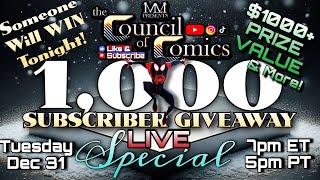 1,000 Subscriber Giveaway Special! LIVE! $1,000+ PRIZE #Giveaway