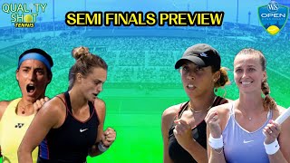 🎾WTA Cincinnati Open 2022 Semi Finals Preview | Keys vs Kvitova | Sabalenka vs Garcia