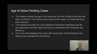Performance Measures: Utah Judicial System