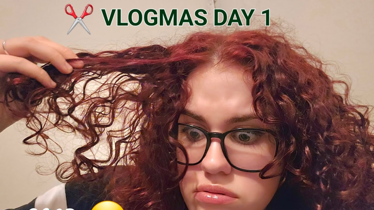 Vlogmas Day 1 Got A New Haircut Youtube