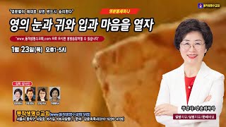 [ 국제영성 영분별세미나(2)] / 영의눈과 귀와 입과 마음을 열자 / 이정임간사