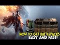 ►Battlefield 1 - How to Get Battlepacks Easier and Faster in battlefield 1| 🎮Battlefield HQ