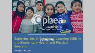 Exploring Social-Emotional Learning Skills in Health and Physical Education
