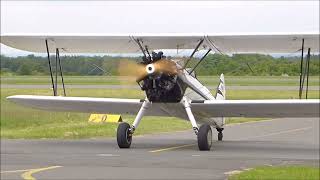 Boeing Stearman (Continental R-670) beim Hangartag der Quax-Flieger (20.5.2023)