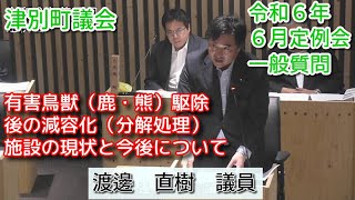 令和6年第4回（6月）定例会（1）１日目開会～一般質問（渡邊議員）