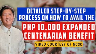 10,000 NA CASH GRANT FOR SENIOR CITIZENS - DETAILED STEP-BY-STEP AVAILMENT PROCESS VIDEO FROM NCSC