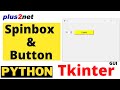 Updating width option of a Tkinter button by connecting to a Spinbox value by using config()