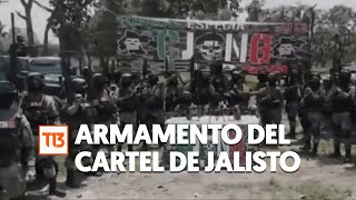 México: Cártel de Jalisco exhibe su arsenal