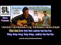 tumko sirf tumko humne chaha chahat ki kasam--kumar sanu--//KARAOKE with LIRICS best quality music.