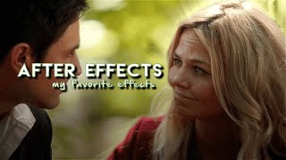 how to: my favorite EFFECTS on after effects | ae tutorial