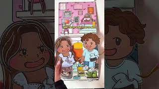 Lulu paper dolls family fun roleplay video get ready for Disneyland morning routine #rp