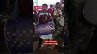 Dhol short video : Jabalpur dussehra dhol performance Short video #viraldance #viralshorts