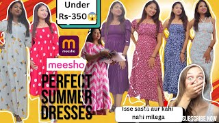 *MEESHO*Perfect Summer Dresses Haul|meesho haul|All Under 350/-|Maha indian sale|march 1 and 2