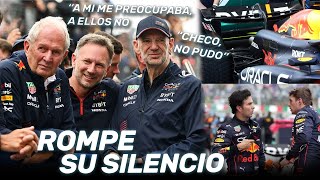 ADRIAN NEWEY ROMPE su SILENCIO y SEÑALA a RED BULL, EL y CHECO PEREZ... ¡IGNORADOS!