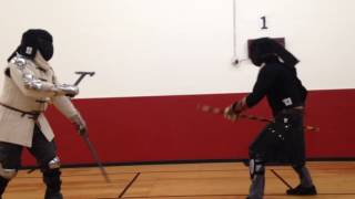 long stick vs double weapon 2