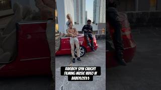 Rariboy Spin W Babeylos \u0026 Hoodrich Kevin In Miami 🎥 #bts #videoshoot #shorts #explorepage