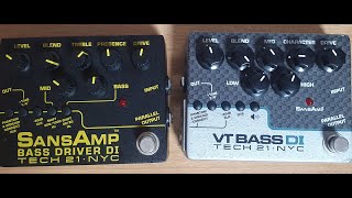 Sansamp BASS DRIVER DI v2 , VT BASS DI Comparison (BDDI vs VTDI)