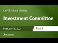 Investment Committee - Part 3 | February 16, 2021